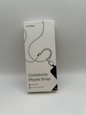 Orbitkey NWT Crossbody Phone Strap - White